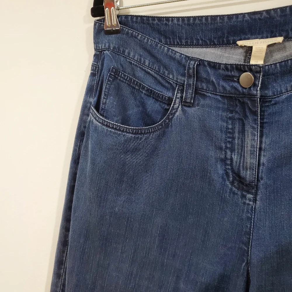Eileen Fisher Straight Leg Jeans Women's Size 10